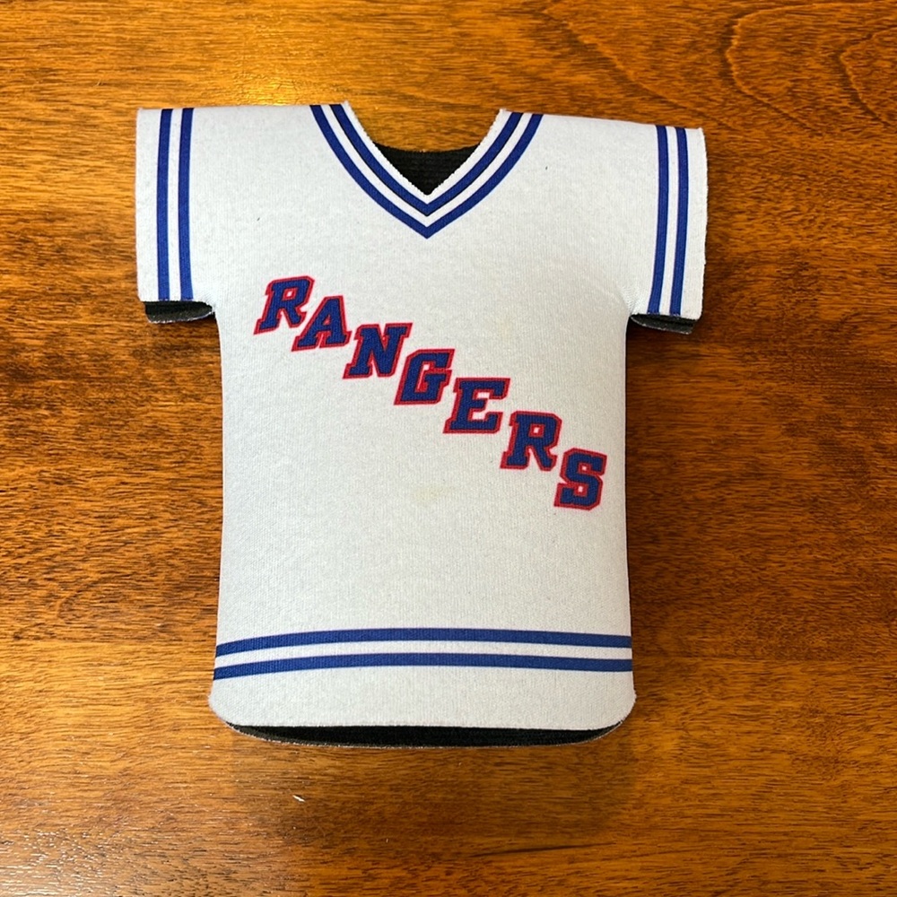 NHL hockey x Labatt Blue beer koozie